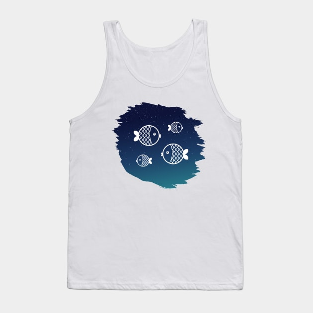 Pisces Tank Top by Elysart